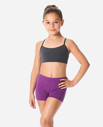 Girls Brushed Cotton Camisole Dance Bra Top Evelin