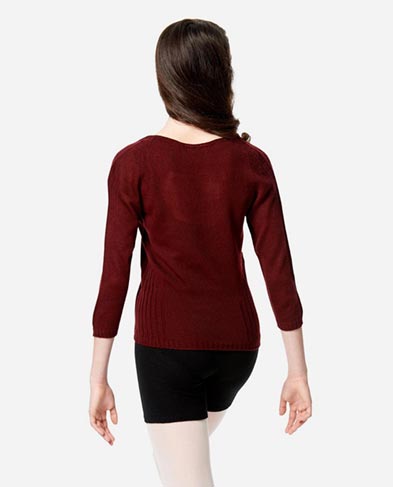 Knitted  Long Sleeve Warm Up Sweater