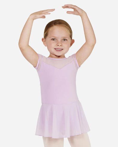 Girls Cup sleeve Skirted Leotard Stacey